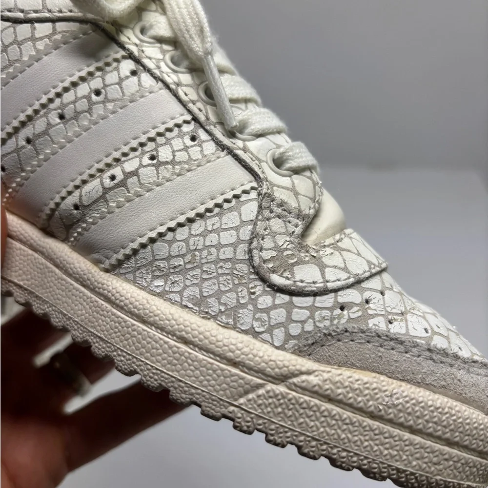 Adidas Top Ten Hi Snakeskin Women’s Size 8 Rare Retro High Top Sneakers - Picture 14 of 16